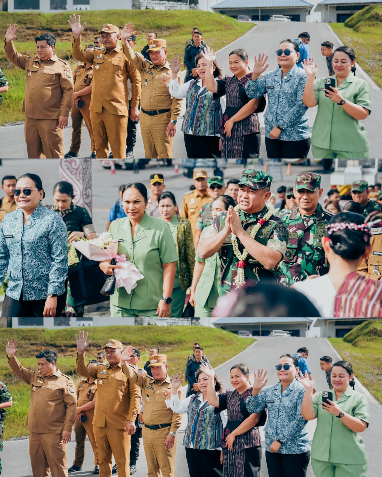 Kunjungan Kerja Kepala Staf Angkatan Darat Jenderal TNI Maruli Simanjuntak,M.Sc di wilayah Kodim 02/10TU